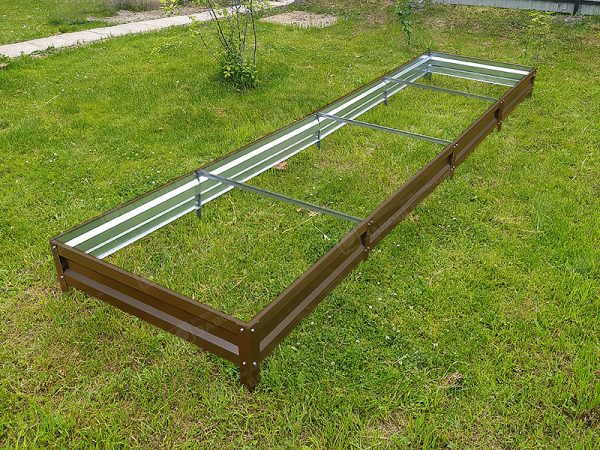 Грядка «Усиленная» с полимерным покрытием (высота 20 см) — изображение 1